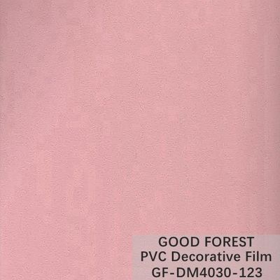 Wallboard PVC Decorative Film Leather Grain Aliran Yang Baik