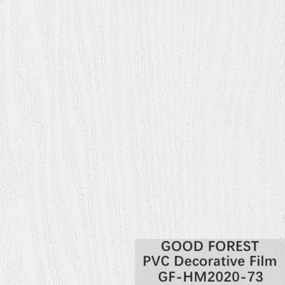 Kabinet Wood Grain PVC Decorative Film Pure Color Blistering