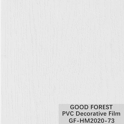 Kabinet Wood Grain PVC Decorative Film Pure Color Blistering
