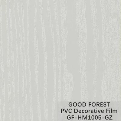 Kabinet Wood Grain PVC Decorative Film Pure Color Blistering