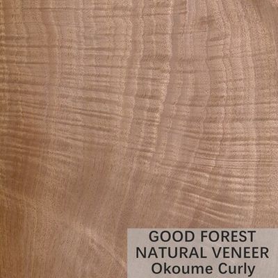 Kayu Lapis Veneer Kayu Alami Okumen Disesuaikan dengan Ketebalan 0,18 - 0,55mm