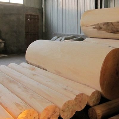 Kabinet Direkayasa Veneer Kayu Anigre Kuning 0,15-0,55mm Slice Cut Natural