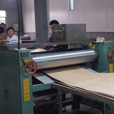 Fancy Recomposed White Oak Wood Veneer H7036 Slice Cut Untuk Pintu Dan Jendela ISO