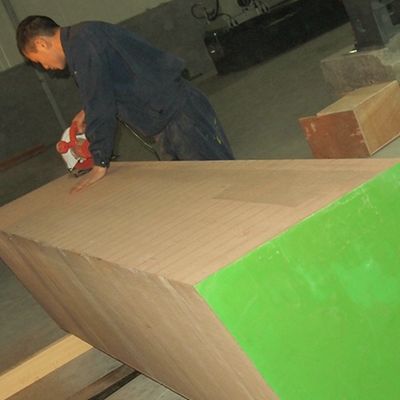 Fancy Remposed Wood Veneer White Ash 1Q Straight Grain Quarter Cut