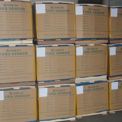 Recon Wenge Wood Veneer Fine-Line Ketebalan 0.15-1.8mm Fleeced Back Untuk Pintu Interior Dan Jendela