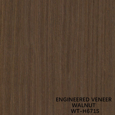 Veneer Kayu Kenari Hitam Dibentuk Kembali H671s Slice Cut Technics Vertical Grain Harga Bagus Dari Pabrik China Untuk Pintu