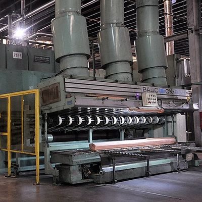 Dekorasi Veneer Kayu Jati Alami Flat Cut Crown Grain 2050-3200mm Panjang