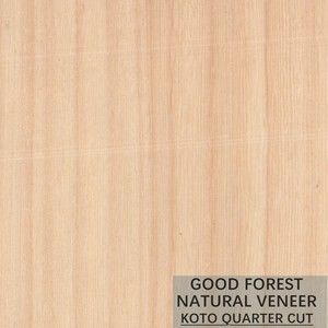 Grain Flake KOTO Natural Wood Veneer Populer Untuk Proses Pencelupan