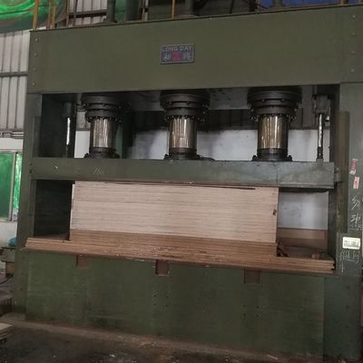Fancy Bicolor Tulip Plywood Berbasis MDF / Chipboard / Papan Partikel Untuk Panel Furnitur
