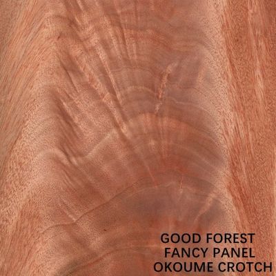 Hotel Panel Natural Okoume Selangkangan Veneer Kayu Penyambungan Khusus 2745mm Ukuran Diperpanjang Dapat Disesuaikan Layanan