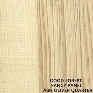 Fancy panel menghadap abu alami Oliver Quarter Cut lurus biji panjang 2745mm cat bebas untuk lemari dan furnitur