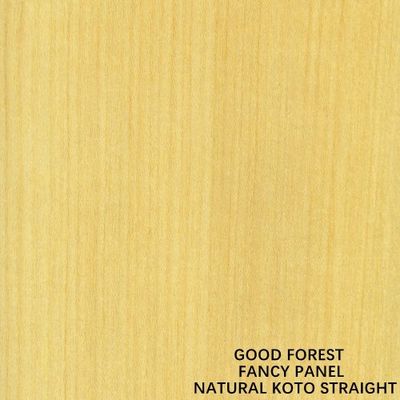 Fancy Koto Veneer Plywood / Mdf / Particle Board Painted-Free Panel Untuk Pintu Dan Mebel Harga Bagus Pabrik China