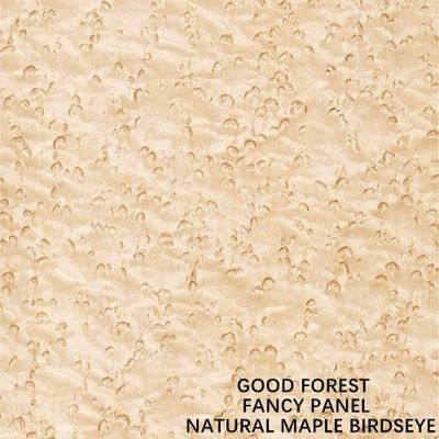 Fancy Natural Maple Birds Eye Plywood Hotel Dekorasi Layanan Disesuaikan Ukuran Panjang