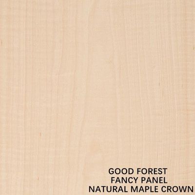 Faced Natural Maple Crown Veneer Kayu Ukuran Standar 2440 * 1220 Untuk Furnitur Dan Kabinet Pabrik China Iso