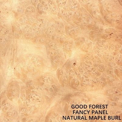 Fancy Maple Burl Plywood / Mdf / Papan Partikel 2440/2745mm Untuk Pintu Interior Grade E0/E1/P1/P2 Produsen