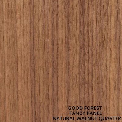 Fancy Walnut Plywood Quarter Grain Ukuran Standar 2440 * 1220 Carb P1 / P2 Sertifikasi Untuk Pabrik Pintu Dan Kabinet