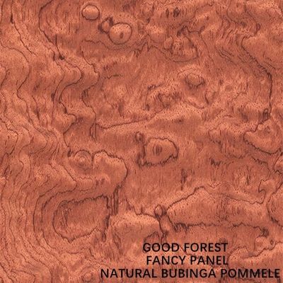 2745mm Hotel Bubinga Plywood Pommele Grain Base MDF / Chipboard / Papan Partikel