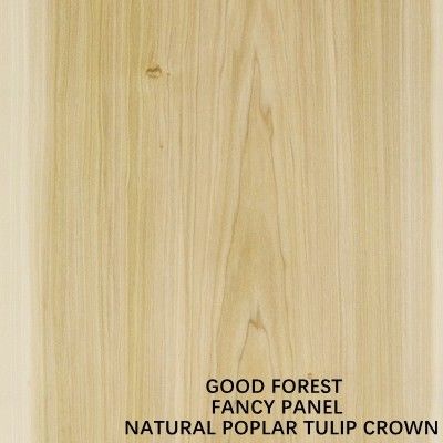 Crown Faced Poplar / Tulip Wood Veneer Fancy Chipboard 9 12 15 18 25 30mm 2440x1220mm