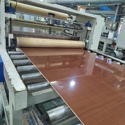 Faced Natural Hickory Wood Veneer Special Bicolor Straight Grain 2440 / 2745mm