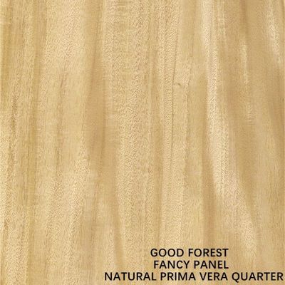 2440*1220mm Mewah Papan Kayu Lapis Natural Prima Vera Veneer Kayu Kuartal Gandum 5/9/12/15/18/25/30mm Ketebalan