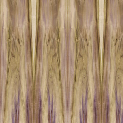 Fancy Bicolor Tulip Plywood Berbasis MDF / Chipboard / Papan Partikel Untuk Panel Furnitur