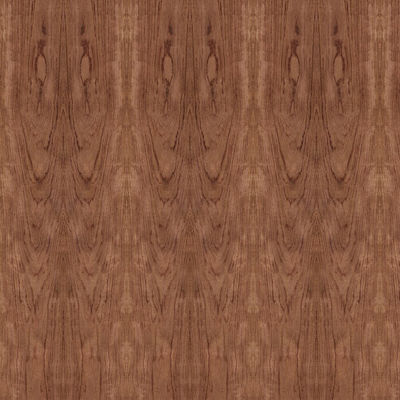 Mebel Mewah MDF Mahkota Veneer Kayu Bubinga Alami 2440x1220mm