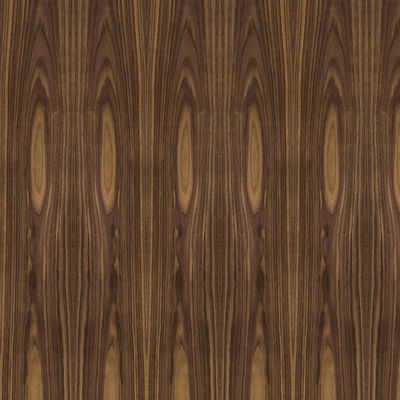 25mm Ketebalan Papan Kayu Lapis Mewah Jati Veneer Crown Grain Paint Free