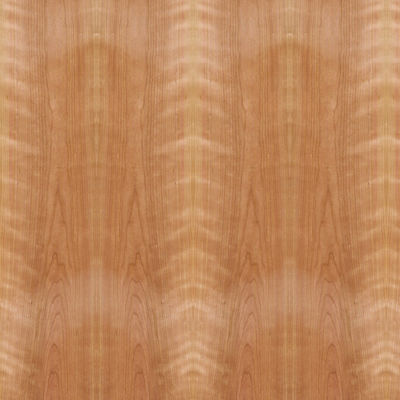 Fancy American Cherry Plywood Crown Cut Wood Veneer Papan Partikel Mdf Berbasis Untuk Furnitur Dan Kabinet