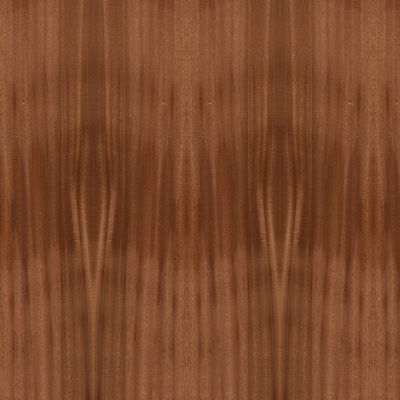 E1 Fancy Plywood Board 2440 * 1220mm Kuartal Veneer Kayu Mahoni Alami Untuk Pintu Interior