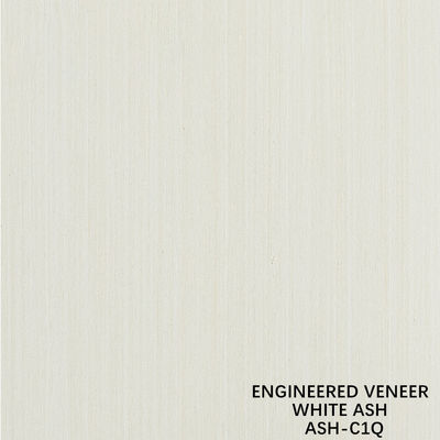 Fancy Remposed Wood Veneer White Ash 1Q Straight Grain Quarter Cut