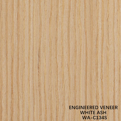 0.15-0.55 mm Recon Kayu Veneer Abu Putih 134S 2500 * 640mm