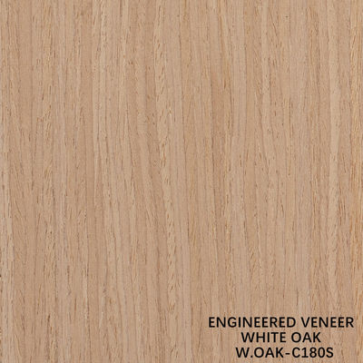 Fancy Rekomposisi Kayu Veneer Lembar White Oak 108DS diperpanjang 2500-3100mm Untuk dekorasi