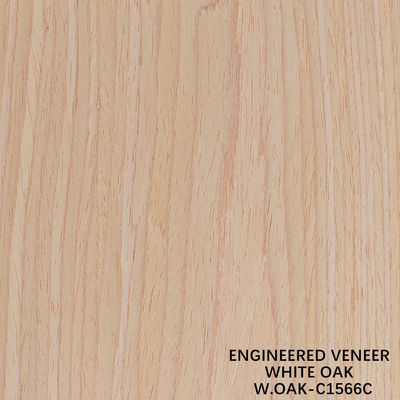 American Crown Grain Fancy Wood Veneer White Oak 1566C Disesuaikan 2200-3100mm Untuk Lemari