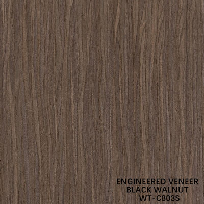 Fancy Rekomposisi Kayu Veneer lurus Walnut 612S/682S/803S Untuk Lapisan 3100mm