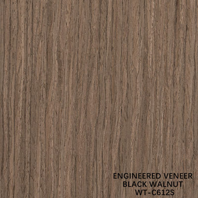 Fancy Rekomposisi Kayu Veneer lurus Walnut 612S/682S/803S Untuk Lapisan 3100mm