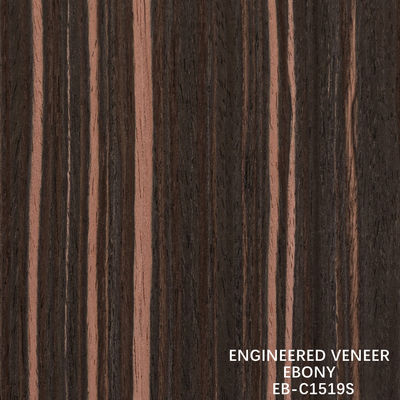Pohon Ebony buatan veneer vertikal biji merah warna 2200-3100mm panjang untuk dekorasi hotel
