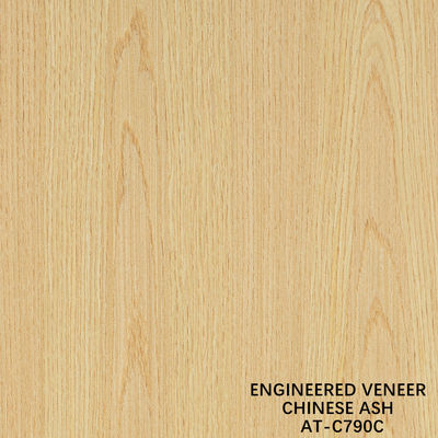 Fancy Wood Veneer Cina Ash buatan manusia ukuran diperpanjang 3100mm dapat disesuaikan untuk dekorasi Cina membuat