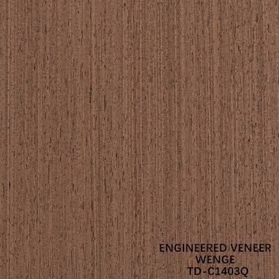 Mesin Kayu Veneer Potongan Potongan Wenge Perempat Gandum Harga Baik Untuk Dekorasi Hotel 3200mm