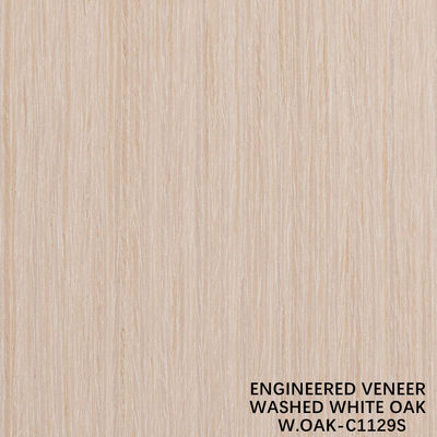 Furnir Kayu Oak buatan manusia 0.15-0.55 mm Ketebalan Disesuaikan Untuk Hotel Dan Dekorasi Rumah Cina Membuat