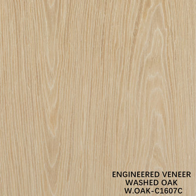 Furnir Kayu Oak buatan manusia 0.15-0.55 mm Ketebalan Disesuaikan Untuk Hotel Dan Dekorasi Rumah Cina Membuat