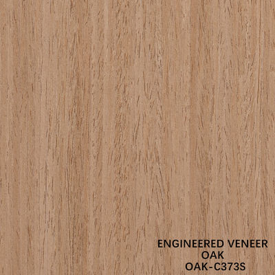 American Oak Engineered Wood Veneer Quarter Slice Cut 0.5mm Ketebalan Untuk Pintu Dan Cabinet Wajah