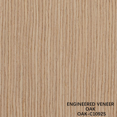 American Oak Engineered Wood Veneer Quarter Slice Cut 0.5mm Ketebalan Untuk Pintu Dan Cabinet Wajah