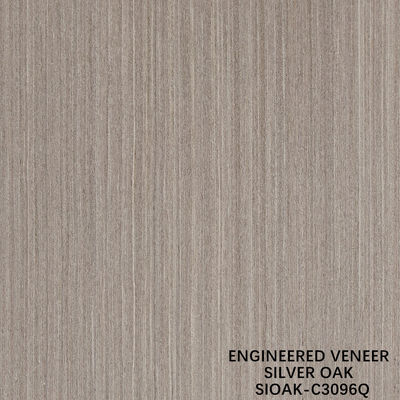 Fancy remasup kayu veneer of silver pear slice cut teknik untuk lebar butir lurus 1280mm splicing untuk kulit pintu