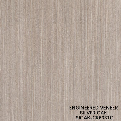 Fancy remasup kayu veneer of silver pear slice cut teknik untuk lebar butir lurus 1280mm splicing untuk kulit pintu