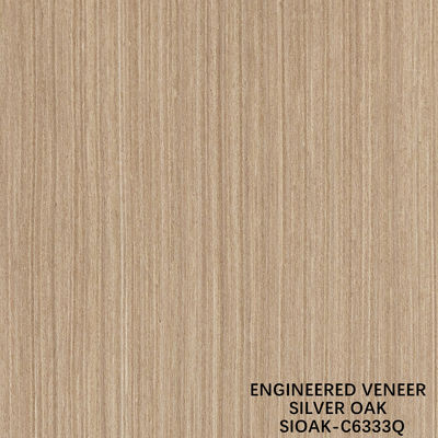 Fancy remasup kayu veneer of silver pear slice cut teknik untuk lebar butir lurus 1280mm splicing untuk kulit pintu