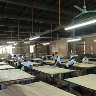 Veneer Kayu Rekayasa Mutiara Cokelat X6003 Desain Baru Ukuran Standar 2500*640mm Untuk Lembaran Veneer Muka Furnitur