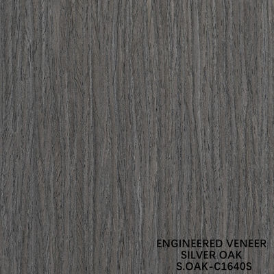 Veneer Kayu Rekayasa Mewah dari Silver Oak Quarter Cut untuk Pintu dan Muka Kabinet Ukuran Memanjang 3100mm SOAK-197S/495Q/1326S/1579S/1640S