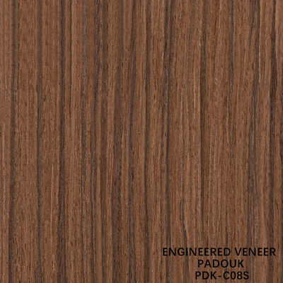 Fancy Engineered Wood Veneer Of Quandong Ketebalan 0,18-0,6mm Untuk Dekorasi Hotel Dapat Disesuaikan