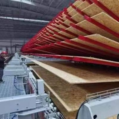 Radiata Pine Oriented Strand Board 18mm OSB3 Untuk Bangunan Struktur Kayu Kayu Luli
