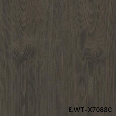High-End Engineered Wood Veneer European Walnut E.WT-X7088C Crown Cut Tiga Bunga untuk Dekorasi Pintu